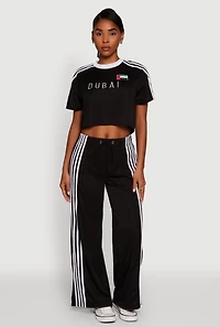 Womens Graphic Cropped Soccer Jersey,