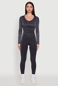 Womens Seamless Laser Cut Corset Detail Crop Top, Grey, Size S-M