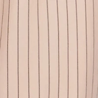 Metallic Button Front Pinstripe Blazer Vest