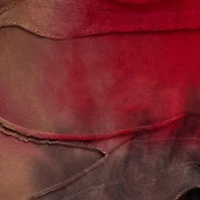 Tie Dye Slashed Front Top