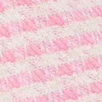 Plaid Tweed High Waisted Flare Dress Pants