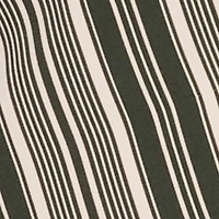 Striped Button Front Wrap Blazer Vest