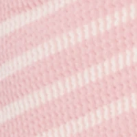 High Waisted Ribbed Knit Striped Pants