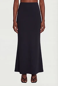 High Waisted Mermaid Maxi Skirt