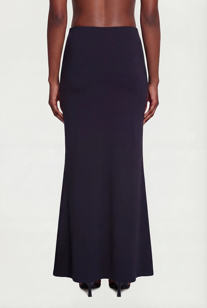 High Waisted Mermaid Maxi Skirt