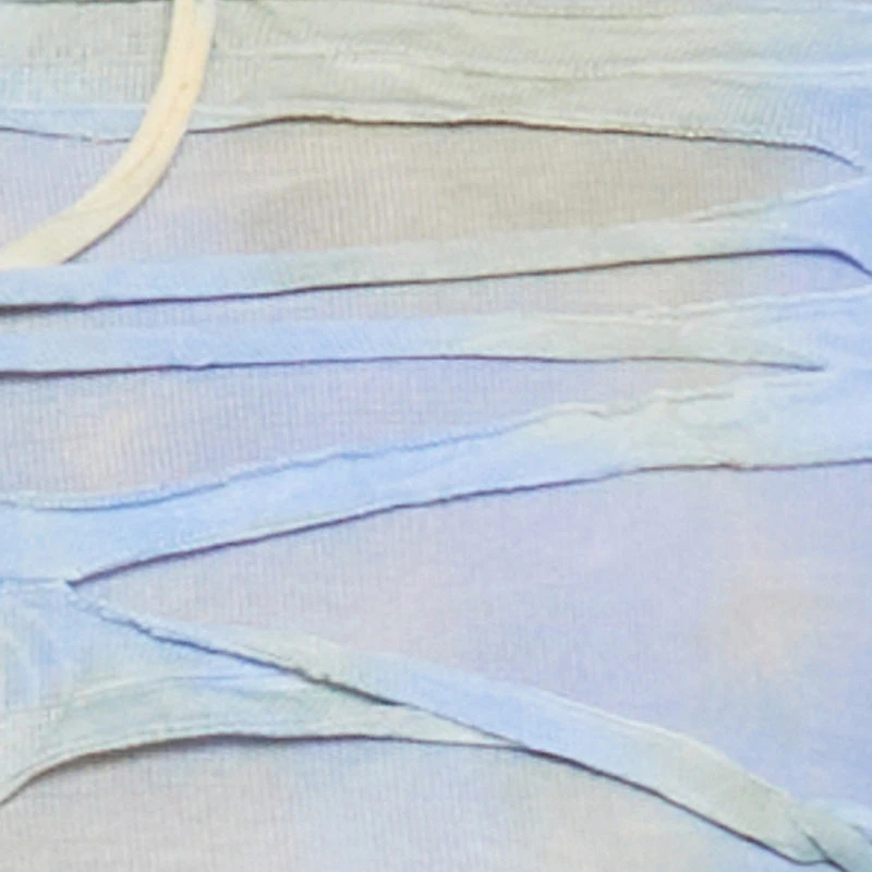 Tie Dye Slashed Crop Top
