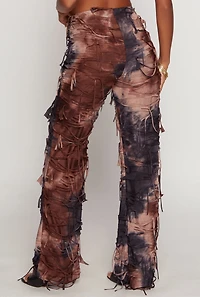 Tie Dye Slashed Pants