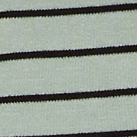 Trendy Striped Brushed Knit Crop Top