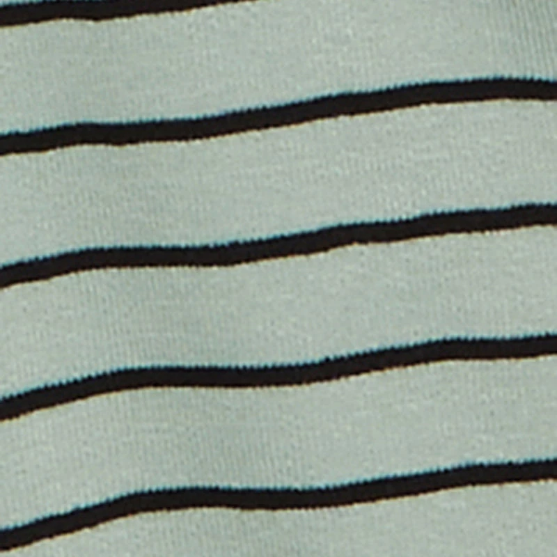 Trendy Striped Brushed Knit Flare Leg Pants