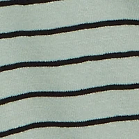 Trendy Striped Brushed Knit Flare Leg Pants