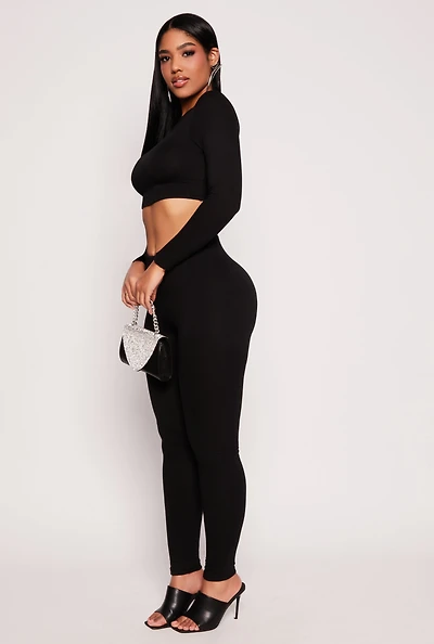 Soft Knit High Waist Leggings