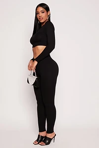 Soft Knit High Waist Leggings