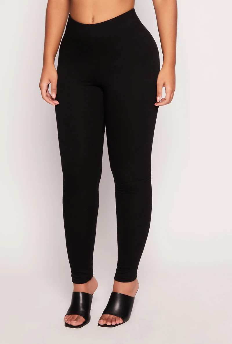 Soft Knit High Waist Leggings
