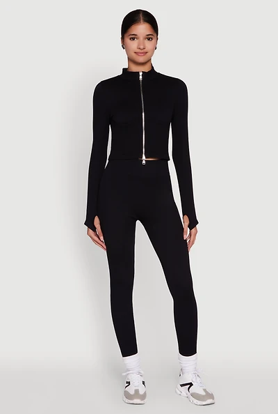 Womens Seamless Ruched Back High Waisted Leggings,