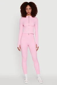 Seamless Ruched Back High Waisted Leggings