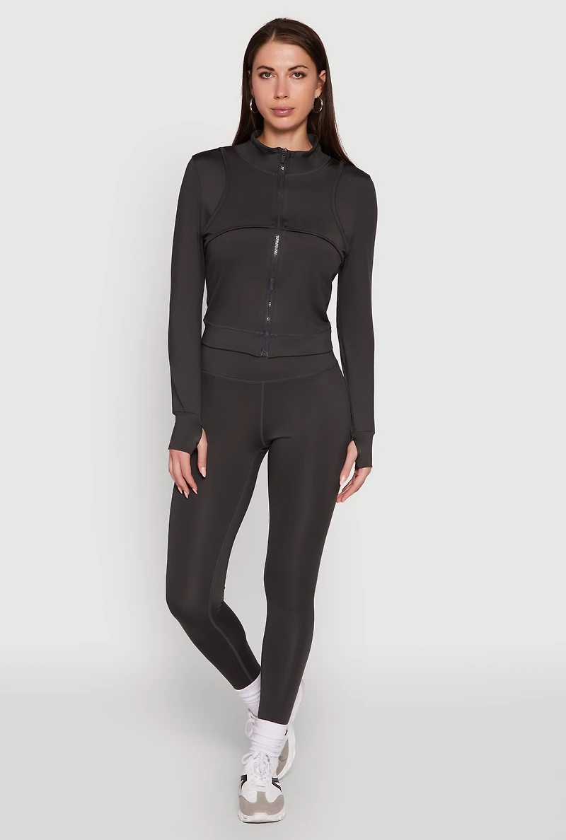 Solid High Waisted Yoga Pants