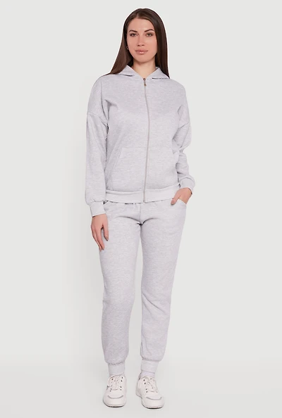 Womens Drawstring Waist Slim Fit Joggers, Grey, Size XL