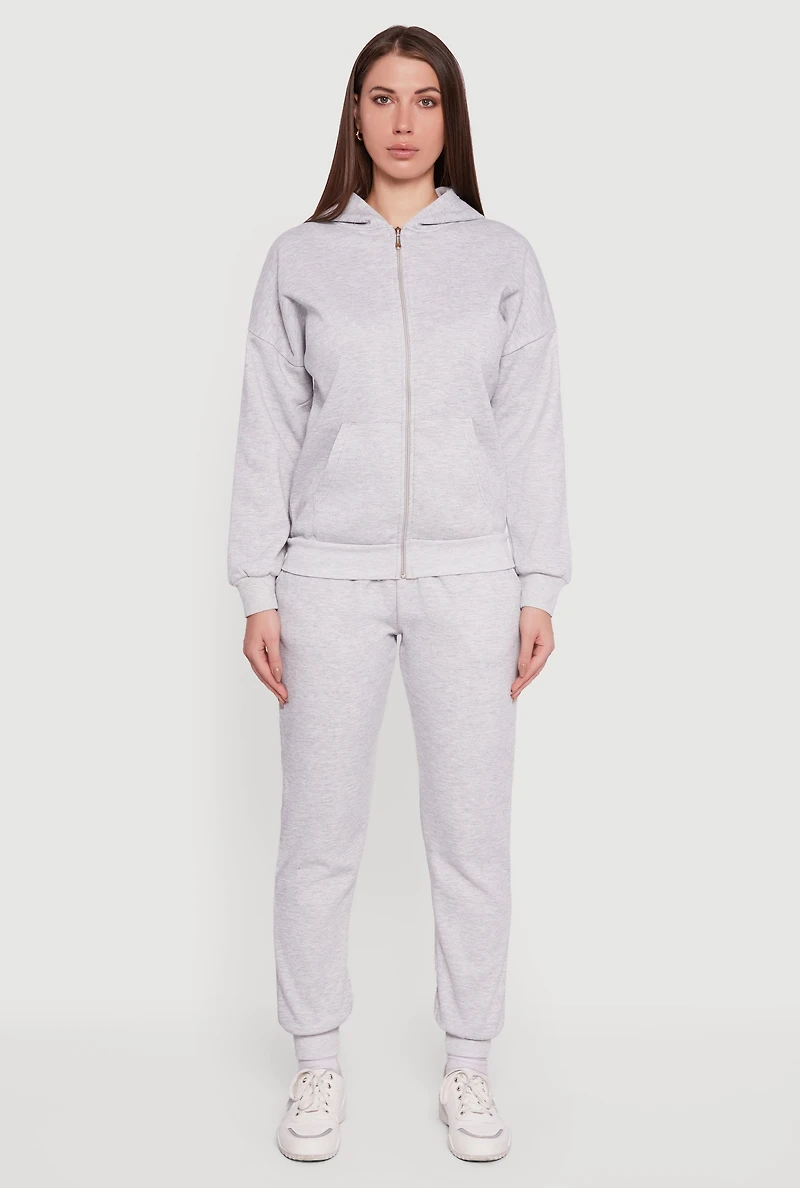 Womens Drawstring Waist Slim Fit Joggers, Grey, Size XL