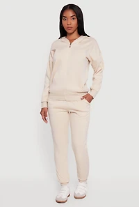 Drawstring Waist Slim Fit Joggers