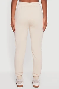 Drawstring Waist Slim Fit Joggers