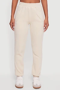 Elastic Waist Pull On Slim Fit Joggers