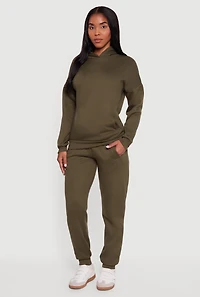 Elastic Waist Pull On Slim Fit Joggers