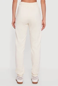 Mon Cheri Bow Graphic Drawstring Waist Sweatpants