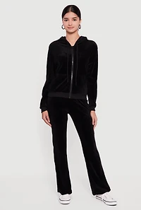 Trendy Pull On Velour Pants