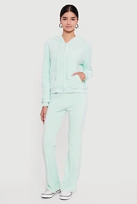 Trendy Pull On Velour Pants