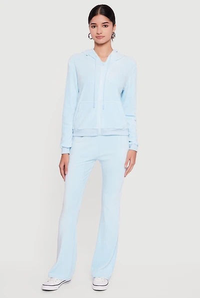 Trendy Pull On Velour Pants