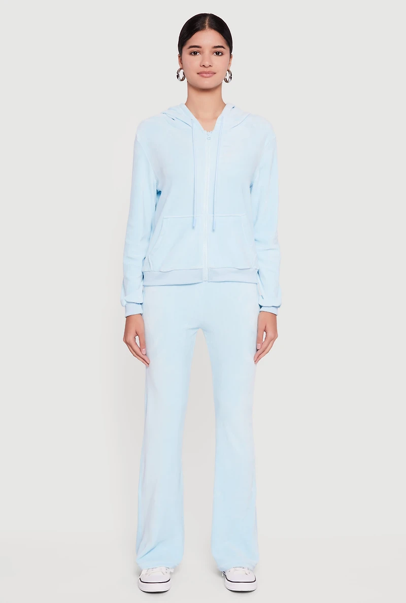 Trendy Pull On Velour Pants