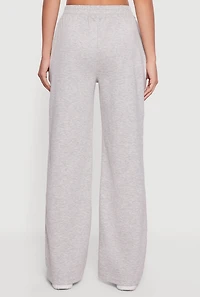 Pull On Wide Leg Sweatpants