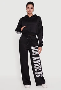 Los Angeles Graphic Wide Leg Sweatpants