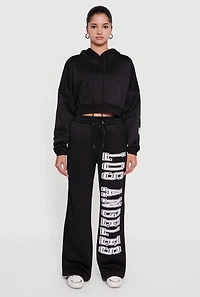 Los Angeles Graphic Wide Leg Sweatpants