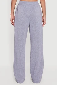 Womens Los Angeles Graphic Wide Leg Sweatpants, L