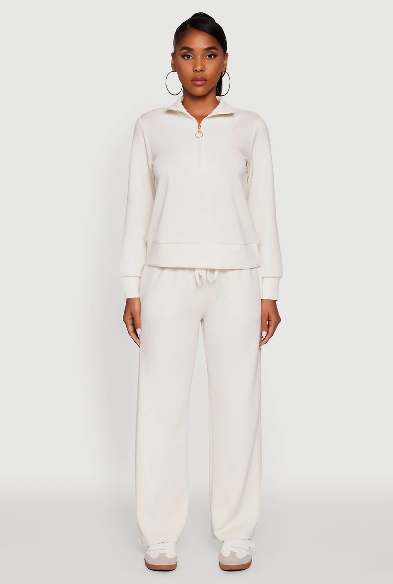 Half Zip Pullover Sweatshirt