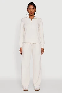 Half Zip Pullover Sweatshirt