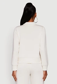 Half Zip Pullover Sweatshirt