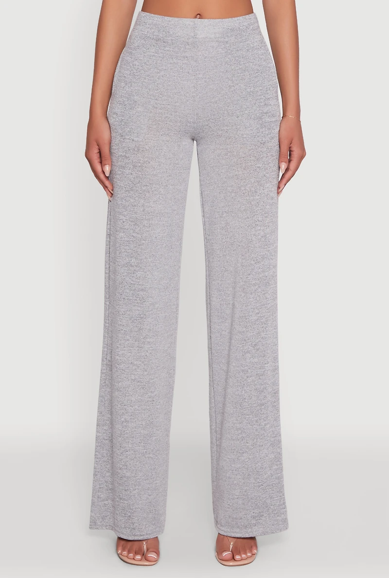 Womens Daisy Pull On Wide Leg Pants,