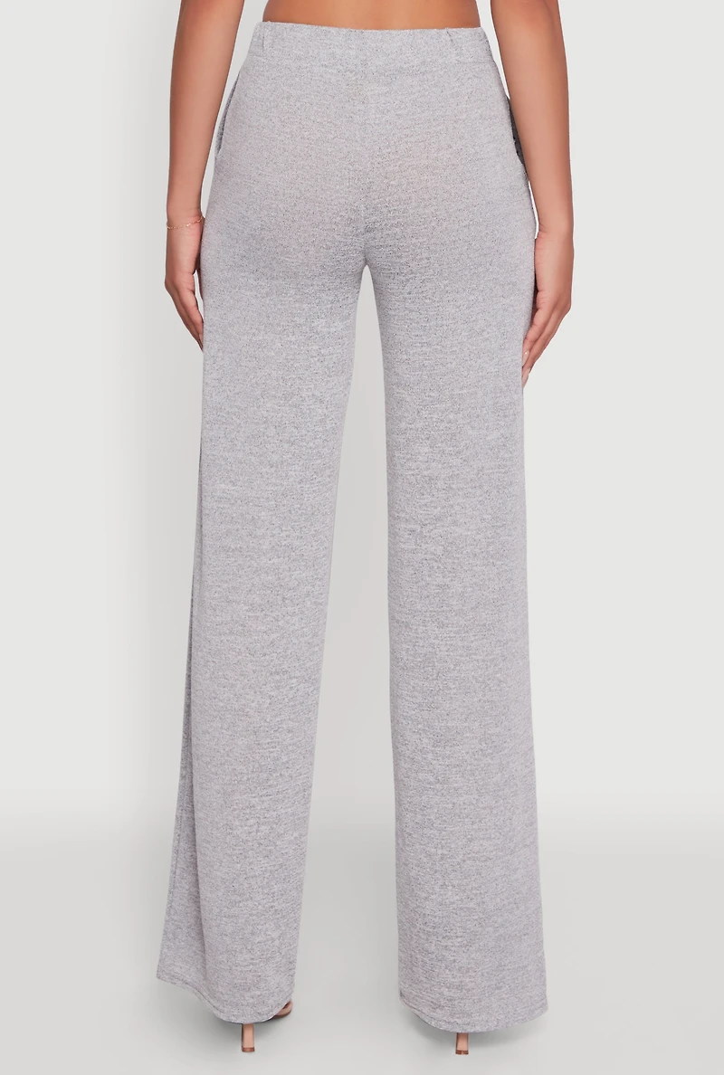 Womens Daisy Pull On Wide Leg Pants,