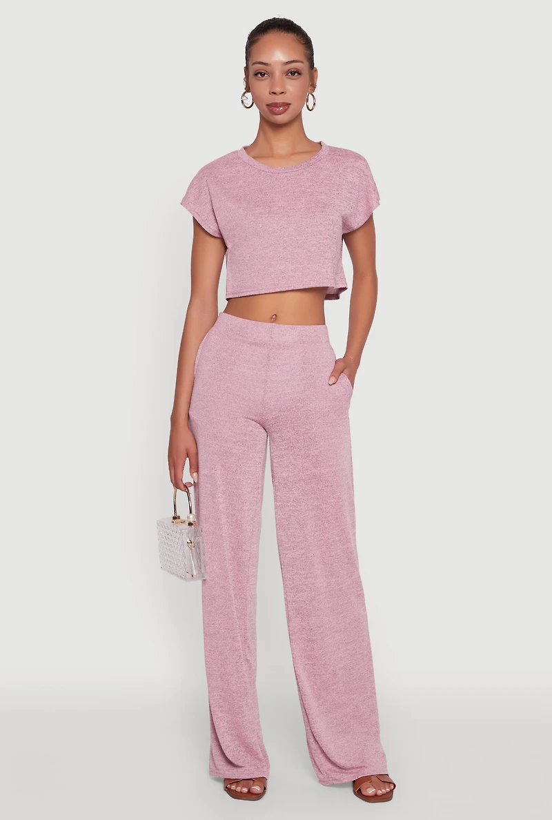 Daisy Pull On Wide Leg Pants