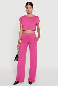 Daisy Pull On Wide Leg Pants