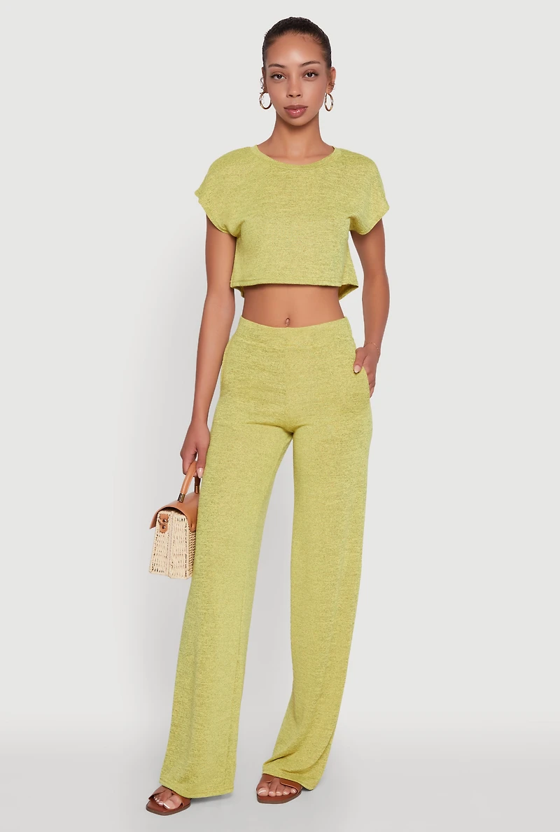 Daisy Pull On Wide Leg Pants