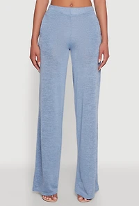 Womens Daisy Pull On Wide Leg Pants,