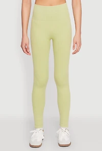 Womens Daisy Ribbed Knit High Waist Leggings, S