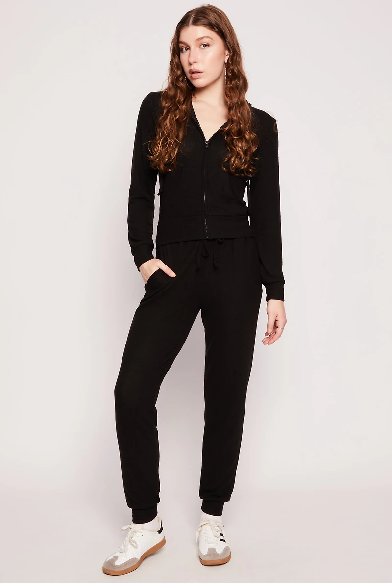 Daisy Brushed Knit Joggers