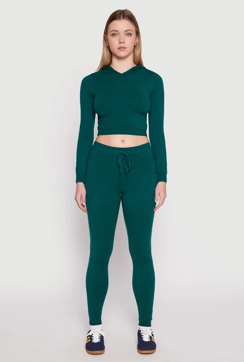 Womens Daisy Brushed Knit High Waist Joggers, XL