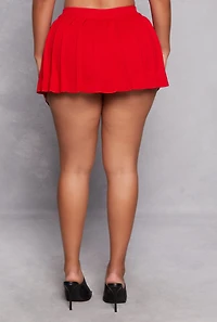 Daisy Knit Pleated Skirt