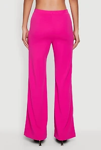 Trendy Crepe Knit Dress Pants