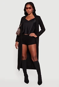 Faux Suede Micro Shorts